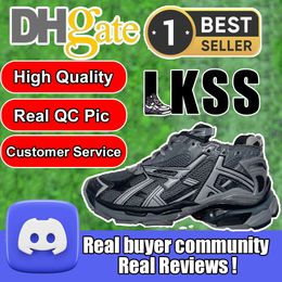 Jason LKSS Luxury Designer Shoes Track Runner Led 3.0 Men Women Dress Shoes Sneakers Tracks Trainers Casual Sports Shoes Black White Blue Triples 3 Runners Sneaker 006